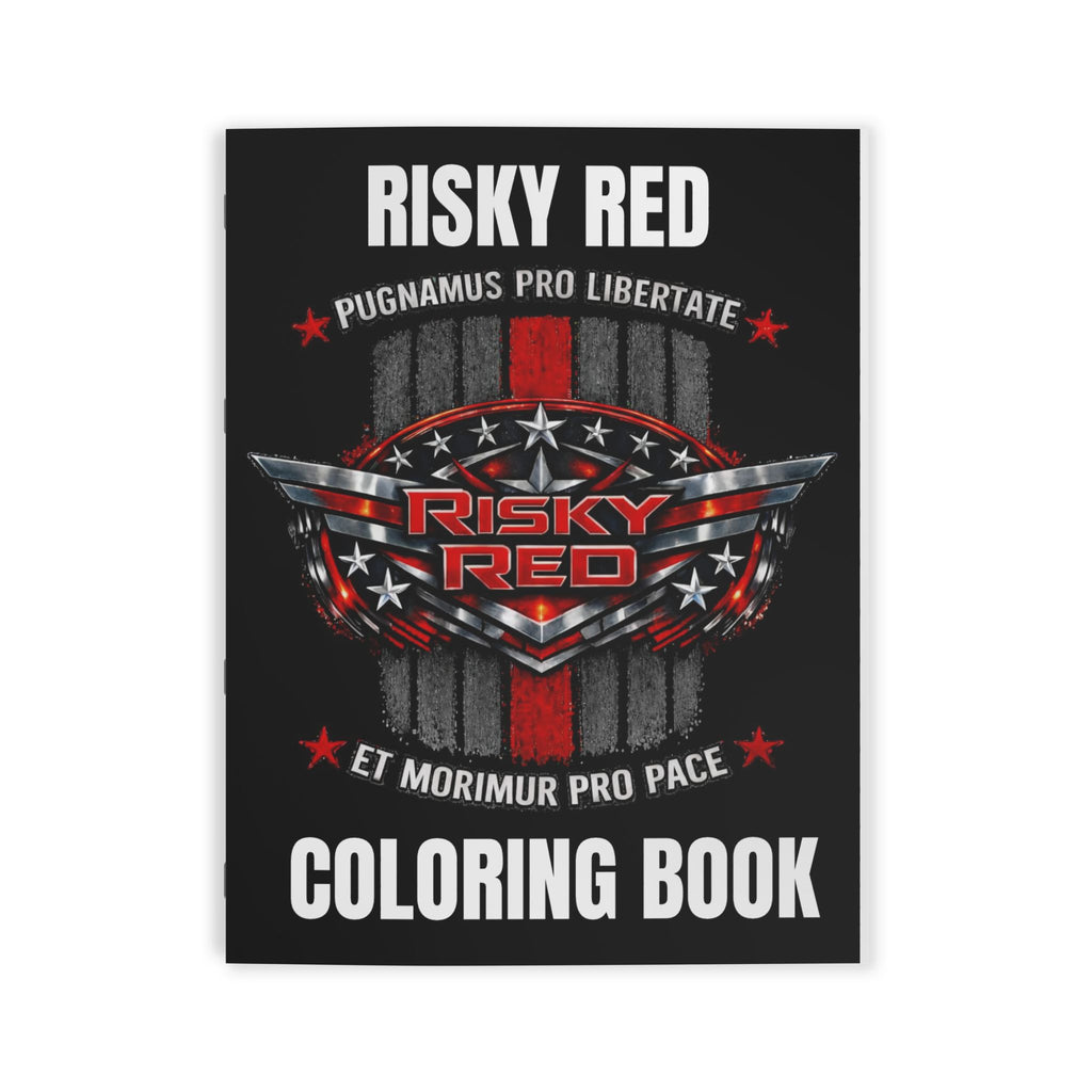 Risky Red Coloring Book — Adapted from the story Callsign: Risky Red for Adults & Teens