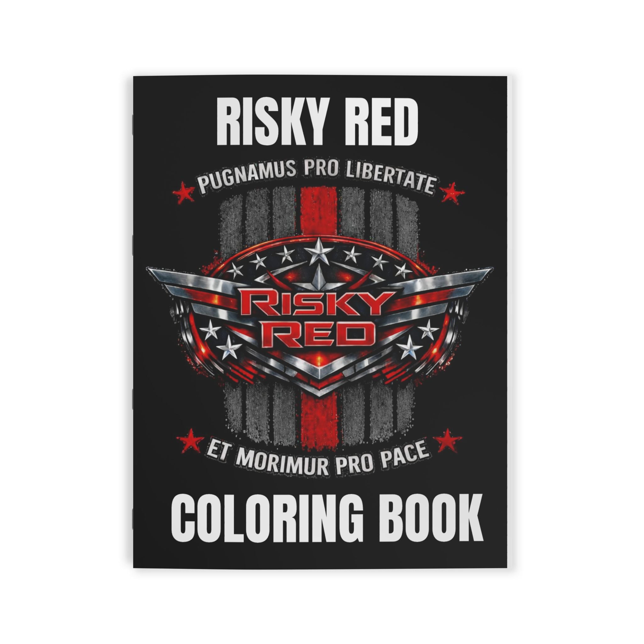 Risky Red Coloring Book — Adapted from the story Callsign: Risky Red for Adults & Teens
