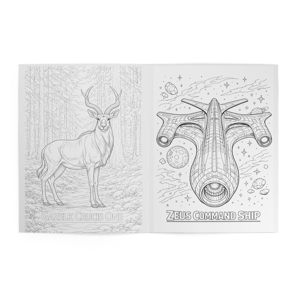 Risky Red Coloring Book — Adapted from the story Callsign: Risky Red for Adults & Teens