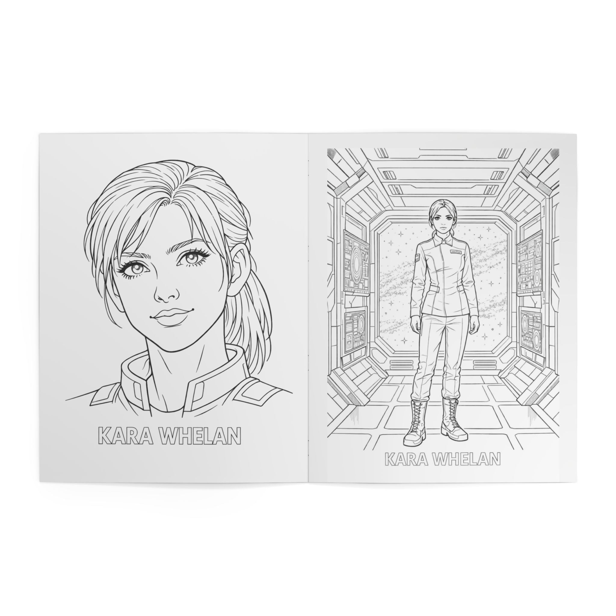 Risky Red Coloring Book — Adapted from the story Callsign: Risky Red for Adults & Teens