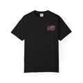 T-shirt unisexe rouge Risky teint en pièce