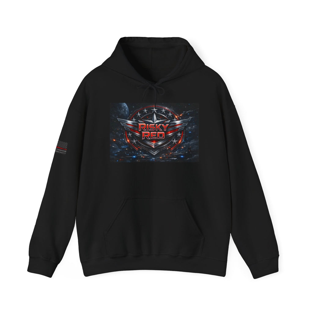 Sweat-shirt à capuche Risky Red unisexe Heavy Blend™