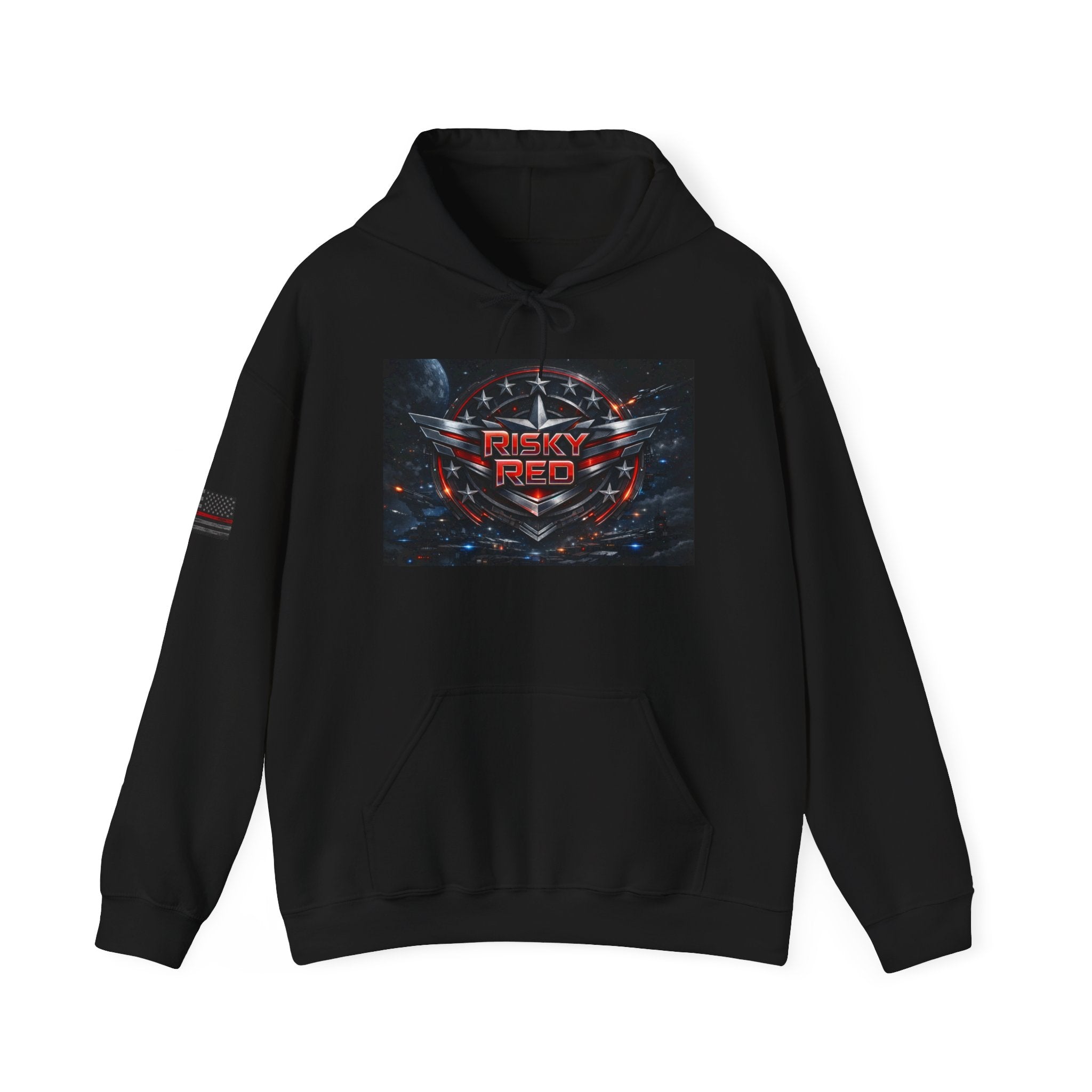 Sweat-shirt à capuche Risky Red unisexe Heavy Blend™