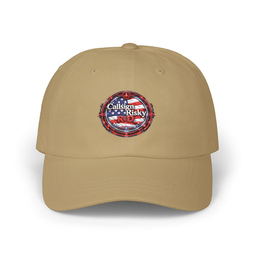 Risky Red American Flag 'Callsign Risky' Dad Cap