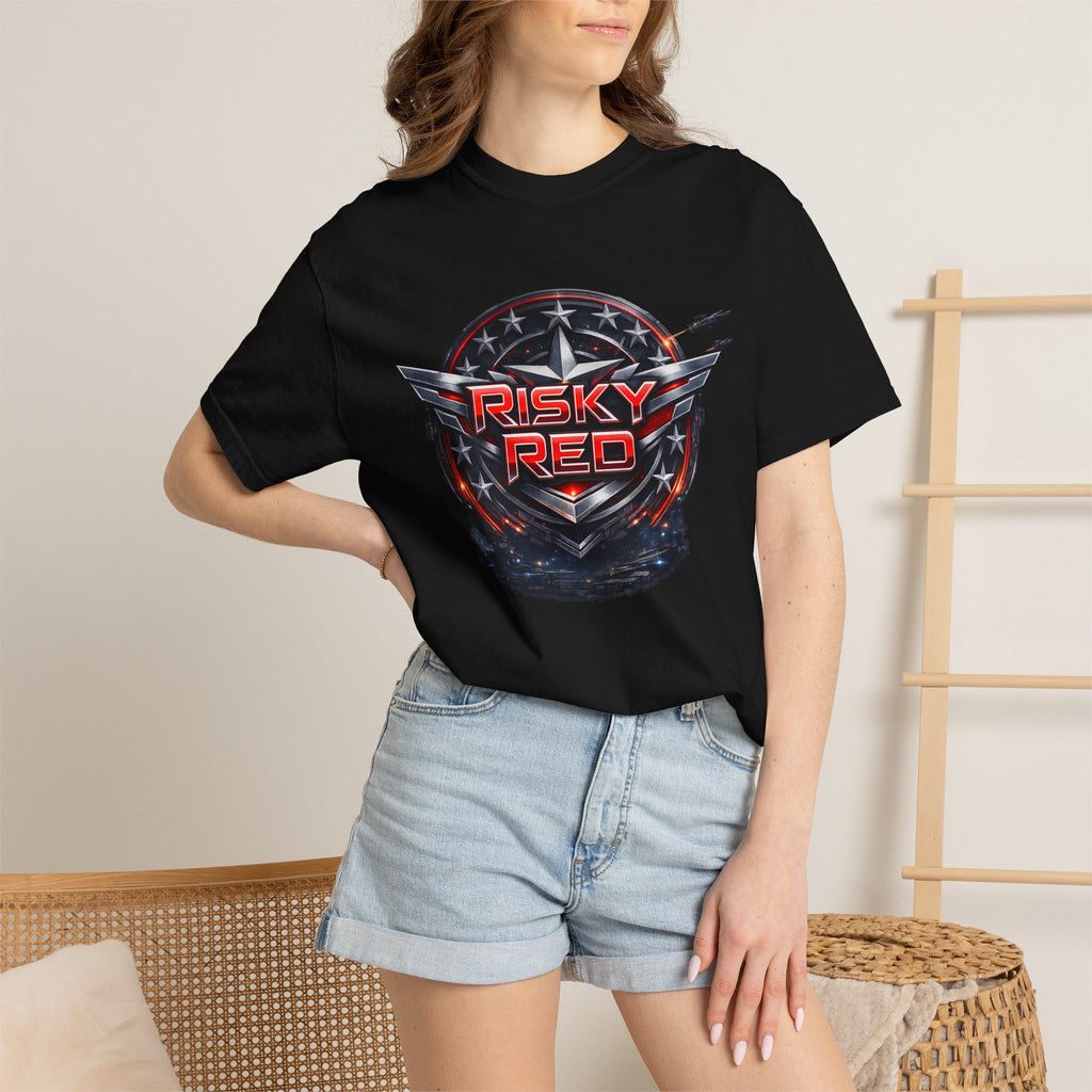 Risky Red Unisex Garment-Dyed T-Shirt