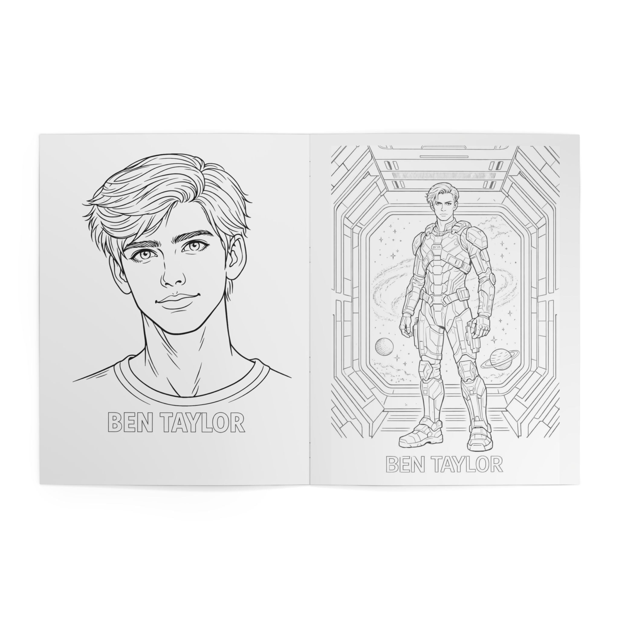 Risky Red Coloring Book — Adapted from the story Callsign: Risky Red for Adults & Teens